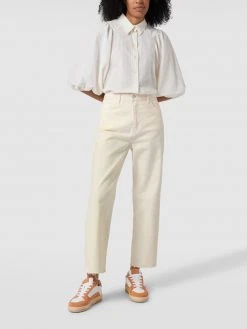 Christian Berg Woman Jeans Mit Ausgefransten Beinabschlüssen - Ecru