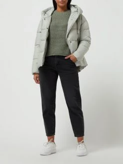 Only Mom Fit Jeans Aus Baumwolle Modell 'Troy' - Dunkelgrau