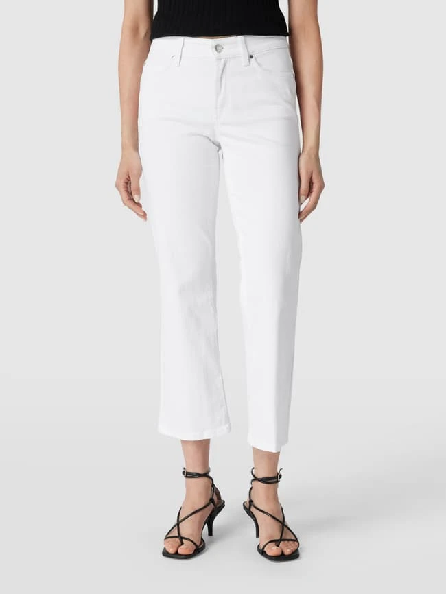 Cambio Jeans Mit Label-Patch Modell 'Paris' - Weiß 6 Cambio Jeans Mit Label-Patch Modell 'Paris' - Weiß – Bild 4