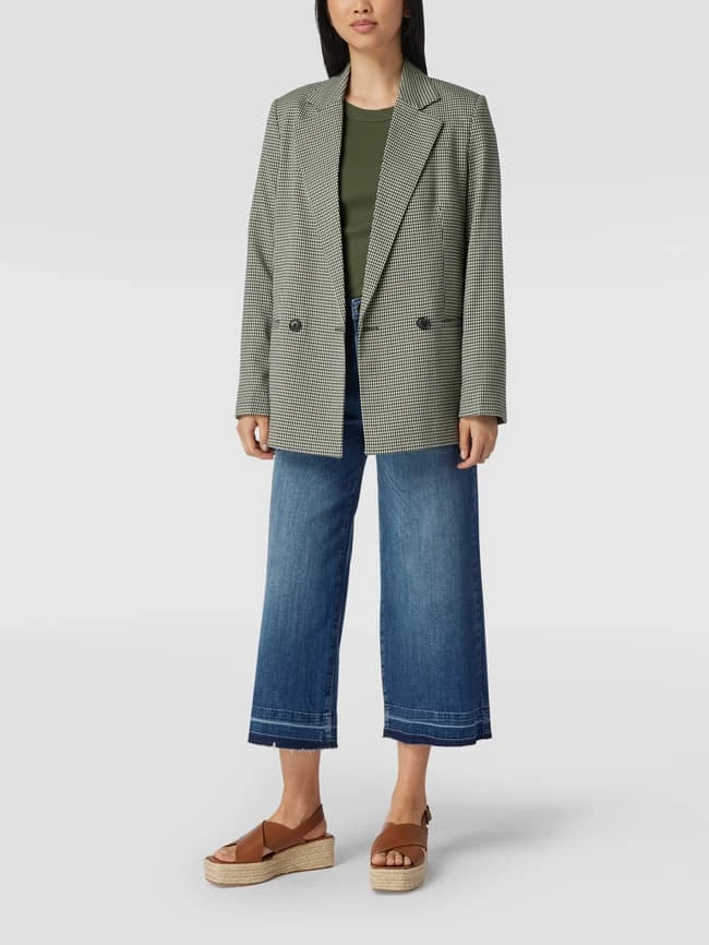 Buena Vista Wide Leg Jeans Im Cropped Design - Blau 3 Buena Vista Wide Leg Jeans Im Cropped Design - Blau