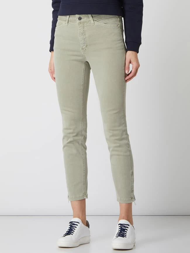 MAC Skinny Fit Jeans Mit Stretch-Anteil Modell 'Dream Chic' - Olivgrün 6 MAC Skinny Fit Jeans Mit Stretch-Anteil Modell 'Dream Chic' - Olivgrün – Bild 4
