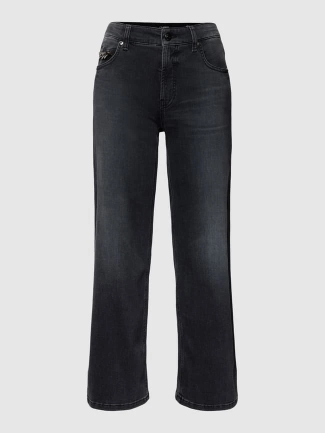 Cambio Jeans Mit Label-Patch Modell 'Celia' - Dunkelgrau 4 Cambio Jeans Mit Label-Patch Modell 'Celia' - Dunkelgrau – Bild 2