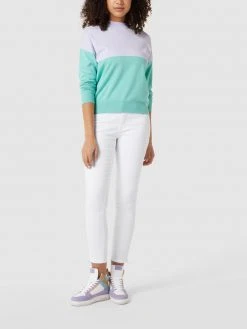 Buena Vista Cropped Mid Rise Jeans Im Slim Fit - Weiß