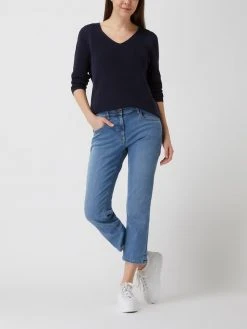 Zerres Straight Fit Cropped Jeans Mit Stretch-Anteil - Blau