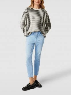 MAC Slim Fit Jeans Mit Stretch-Anteil Modell 'DREAM CHIC AUTHENTIC' - Blau
