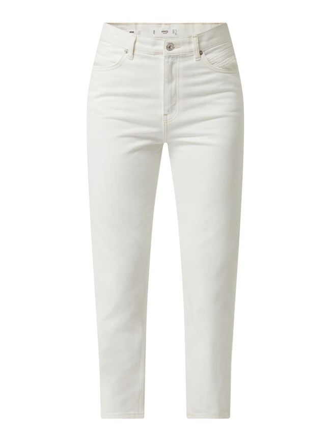 Mango Mom Fit Jeans Aus Baumwolle - Weiß 4 Mango Mom Fit Jeans Aus Baumwolle - Weiß – Bild 2