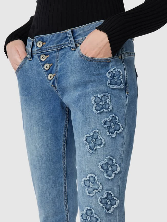 Buena Vista Slim Fit Jeans Mit Zierbesatz - Blau 5 Buena Vista Slim Fit Jeans Mit Zierbesatz - Blau – Bild 3