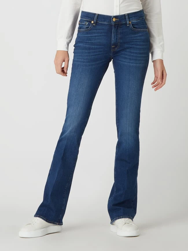 7 For All Mankind Bootcut Jeans Mit Stretch-Anteil - Blau 6 7 For All Mankind Bootcut Jeans Mit Stretch-Anteil - Blau – Bild 4