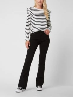 7 For All Mankind Bootcut Jeans Mit Lyocell-Anteil - Schwarz