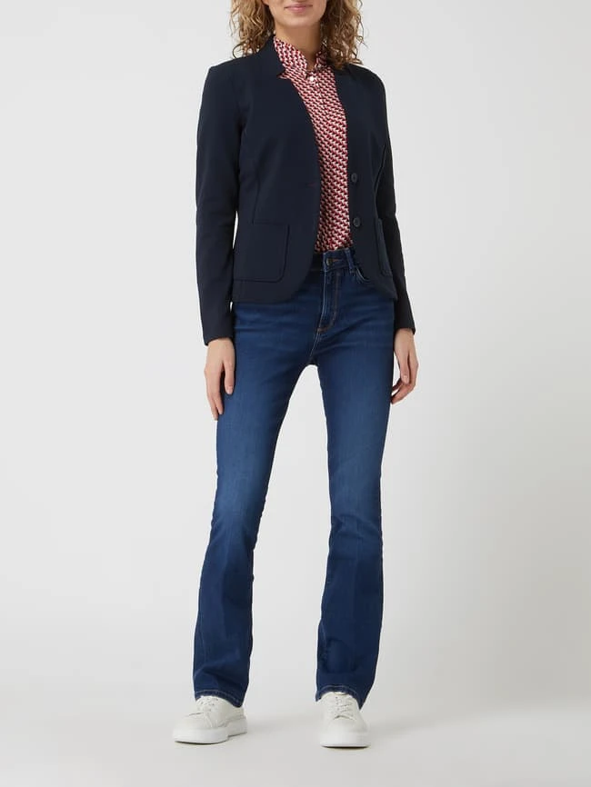 S.Oliver RED LABEL Slim Fit Bootcut Jeans Mit Stretch-Anteil Modell 'Beverly' - Dunkelblau 3 S.Oliver RED LABEL Slim Fit Bootcut Jeans Mit Stretch-Anteil Modell 'Beverly' - Dunkelblau